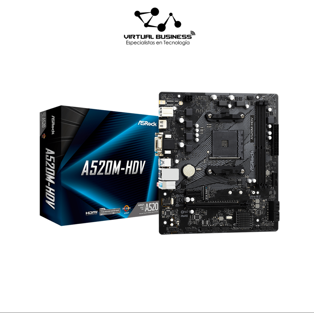 Asrock a520m hdv обзор