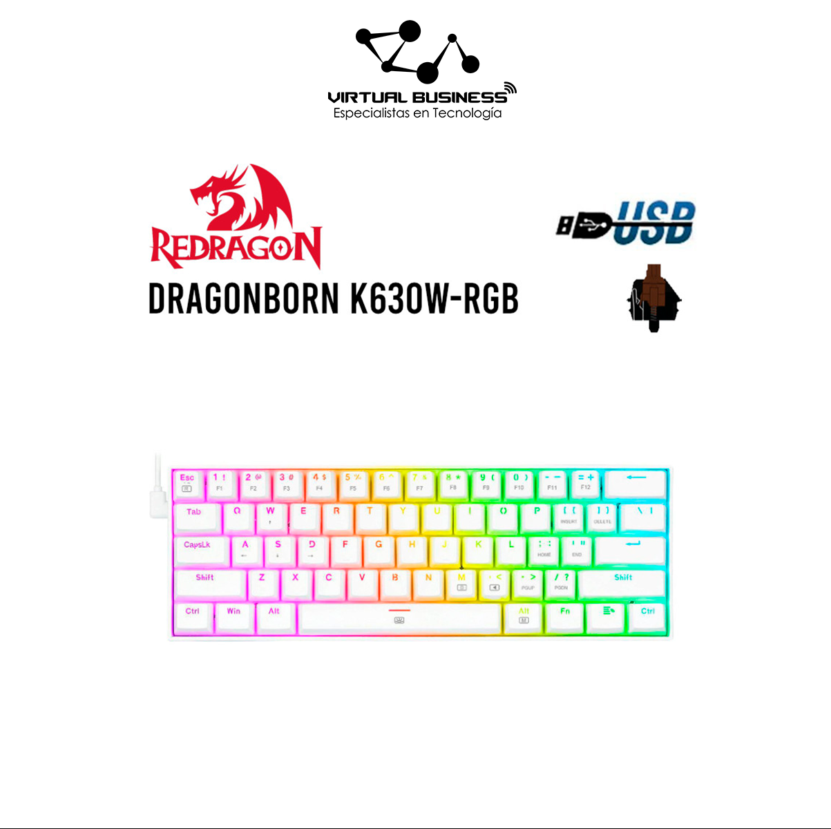 redragon dragonborn k630w