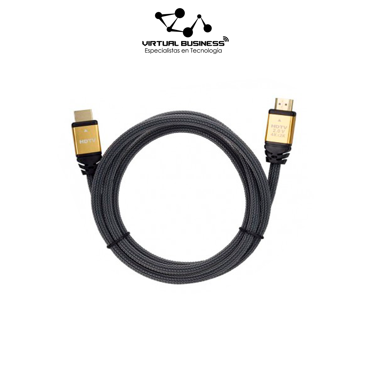 Cable HDMI versión 2.0 plano de 1M (3.2 ft) optimizado para resolución 4K  ULTRA HD ⋆ Distribuidor de Seguridad Electronica
