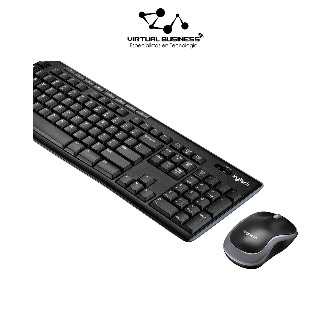 Combo Logitech MK270 Teclado Mouse Inalambrico Virtual Business