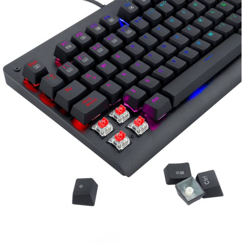 Teclado Gamer Redragon Dark Avenger K568-RGB Switch Rojo