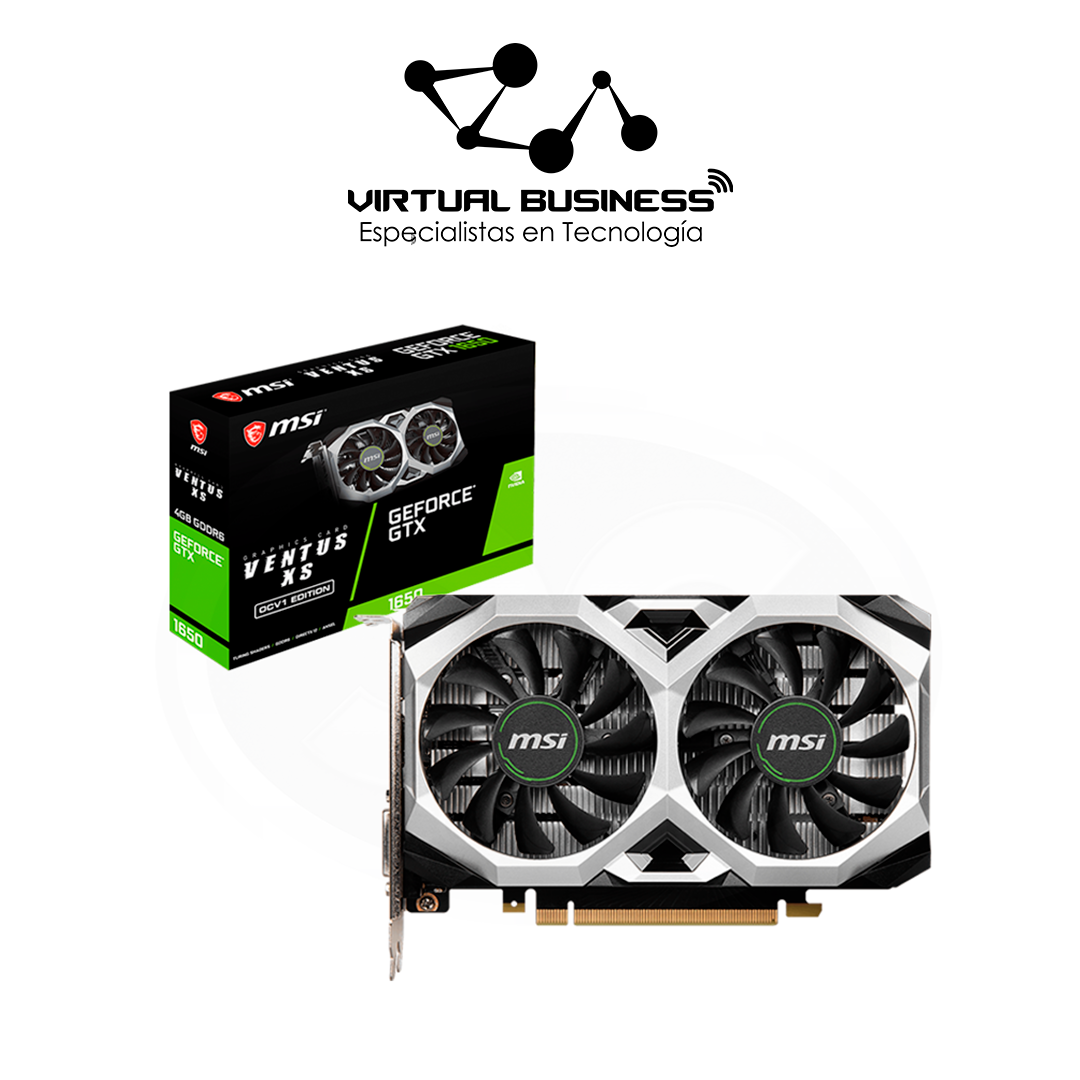 TARJETA DE VIDEO MSI GTX1650 4GB VENTUS Virtual Business Cusco