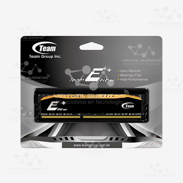 MEMORIA RAM TEAM GROUP ELITE+ 8GB DDR3 1600Mhz