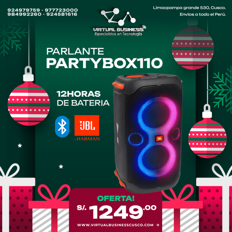 COMBOS NAVIDAD 2024 PARTYBOX110 JBL