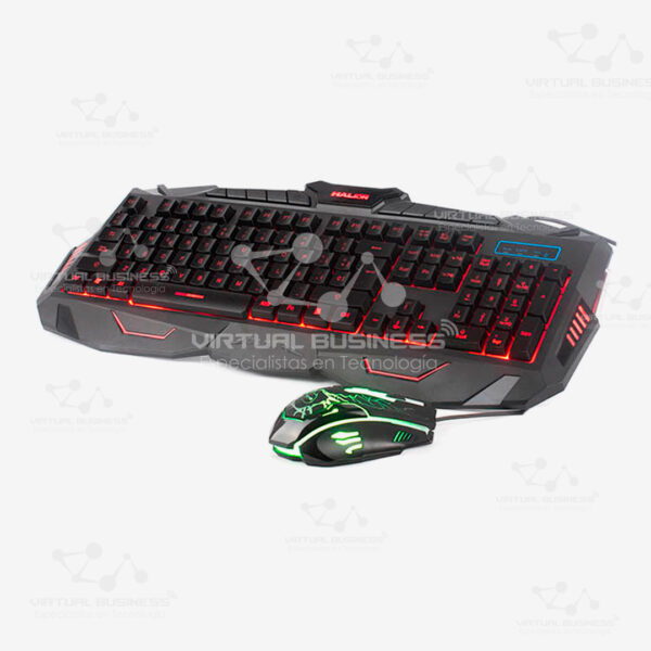 TECLADO HALION HA 800 SHARK KIT GAMER TECLADO MOUSE