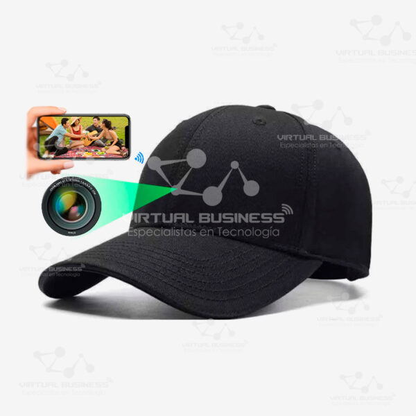 CÁMARA ESPÍA TIPO GORRO WIFI FULL HD M.F CAP