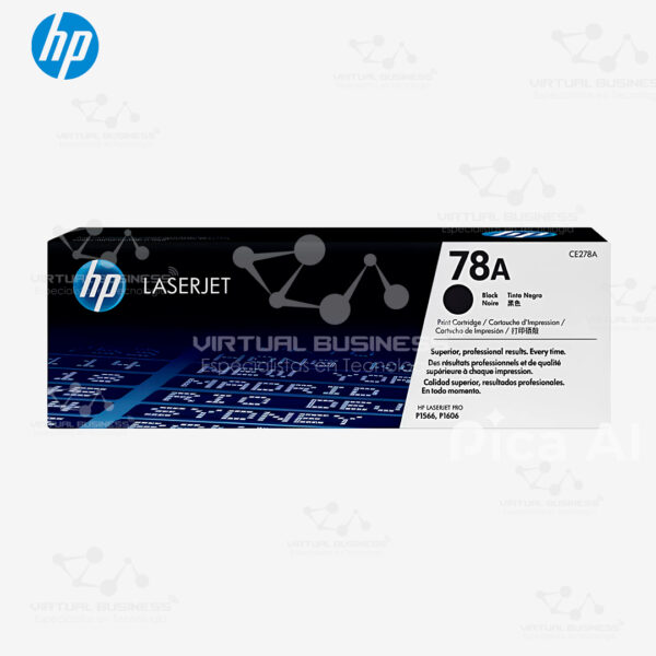 CARTUCHO DE TÓNER HP 78A NEGRO LASER JET CE278-00905