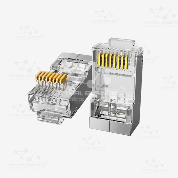 CONECTOR 8PC8 RJ45 CAT6 FTP 100PCS