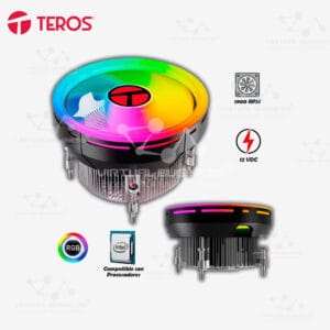Cooler para procesador Teros Fan Rainbow TE-8161N