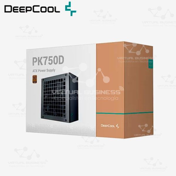 FUENTE DE PODER DEEPCOOL PK750D 750W 80 PLUS BRONZE