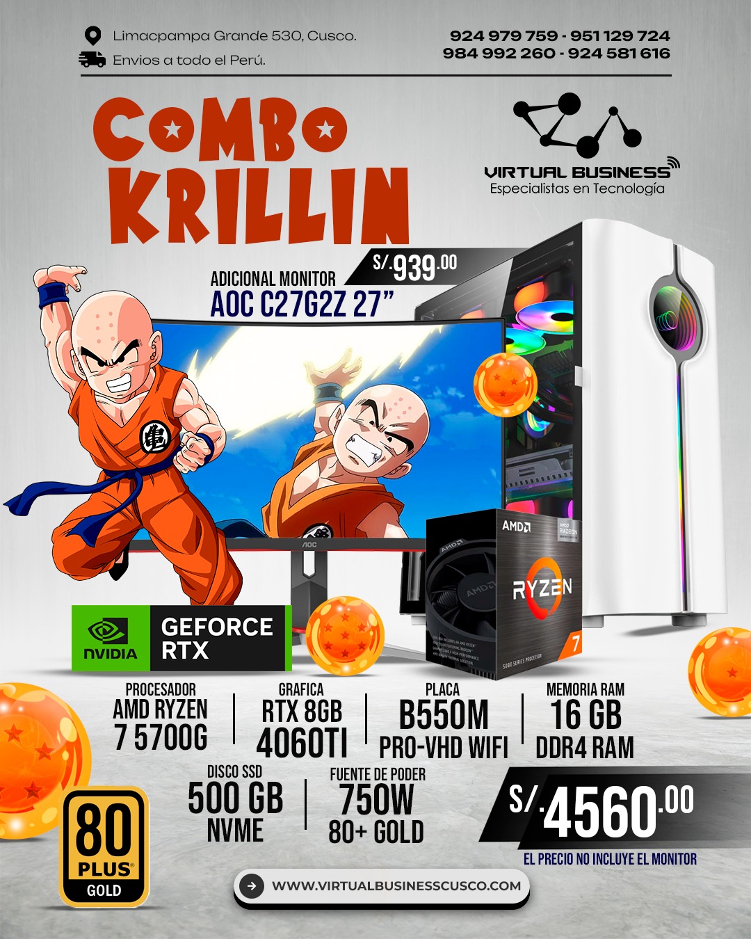 COMBO-GAMER-KRILLIN-RYZEN-7-5700G