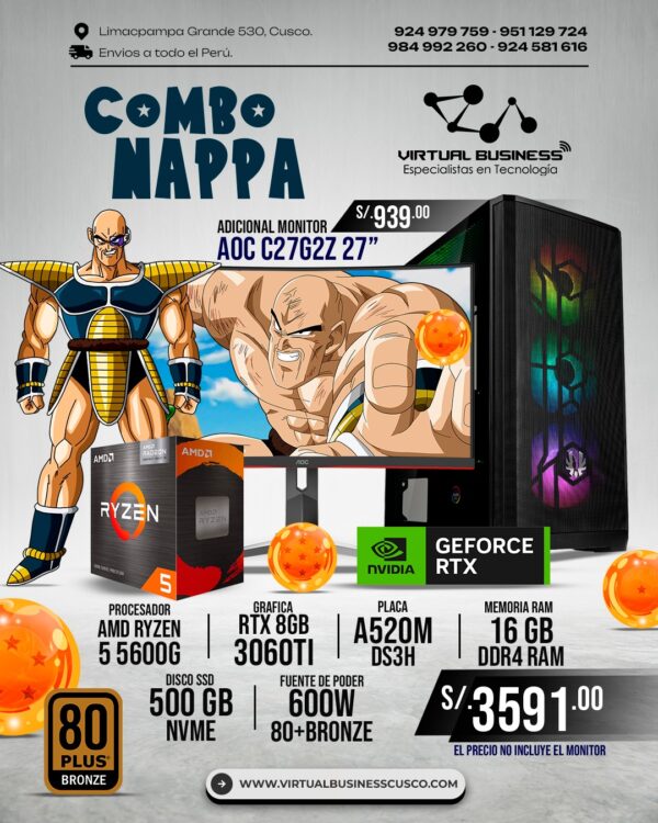 COMBO-GAMER-NAPPA-RYZEN-5-5600G