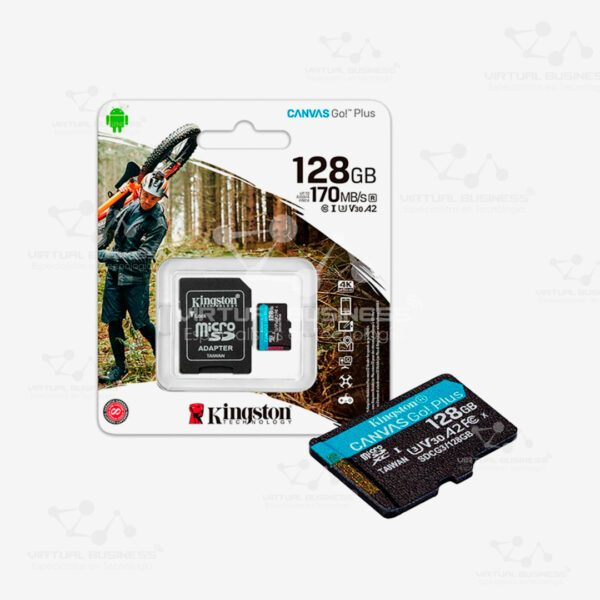 MEMORIA MICRO SD KINGSTON CANVAS GO! PLUS 128GB