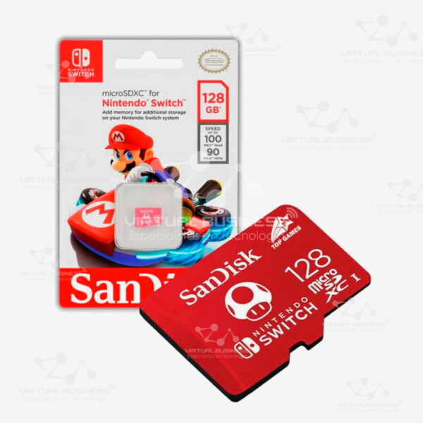 MEMORIA MICRO SDXC PARA NINTENDO SWITCH SANDISK 128GB