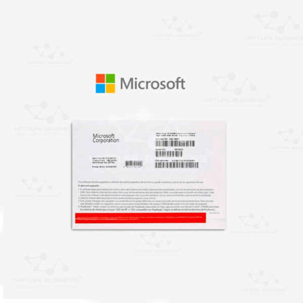 MICROSOFT LICENCIA X18-45392 WINDOWS 10