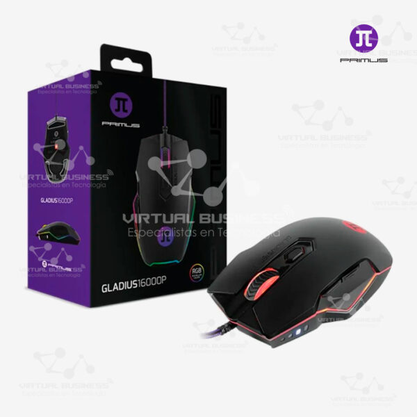 MOUSE GAMER PRIMUS GLADIUS 16000P