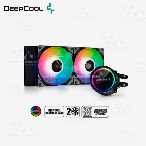 REFRIGERACIÓN LIQUIDA DEEPCOOL GAMMAXX L240 A-RGB