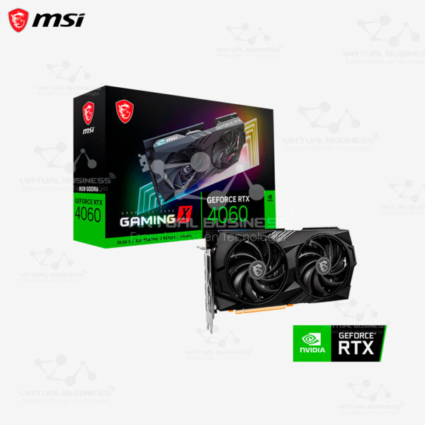 TARJETA DE VIDEO MSI GEFORCE RTX 4060 8GB GDDR6