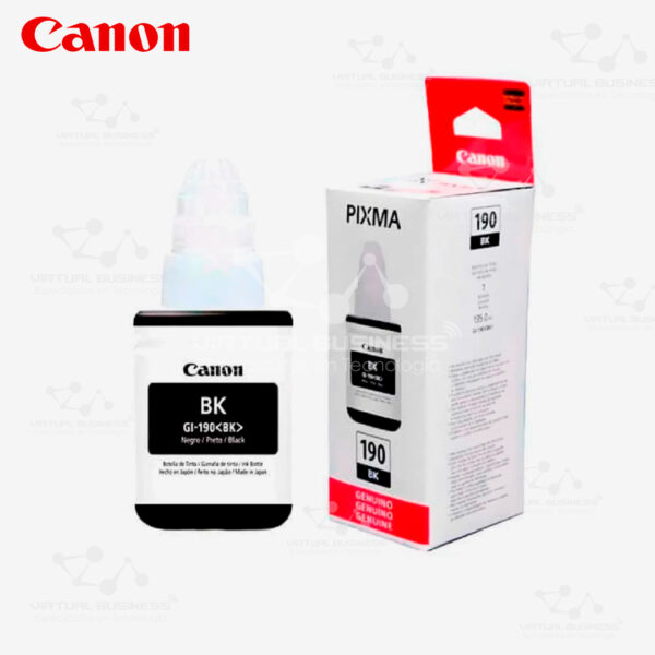 TINTA CANON PIXMA BK 190 NEGRO