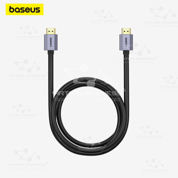 CABLE ADAPTADOR BASEUS HDMI A HDMI 4K 2M NEGRO