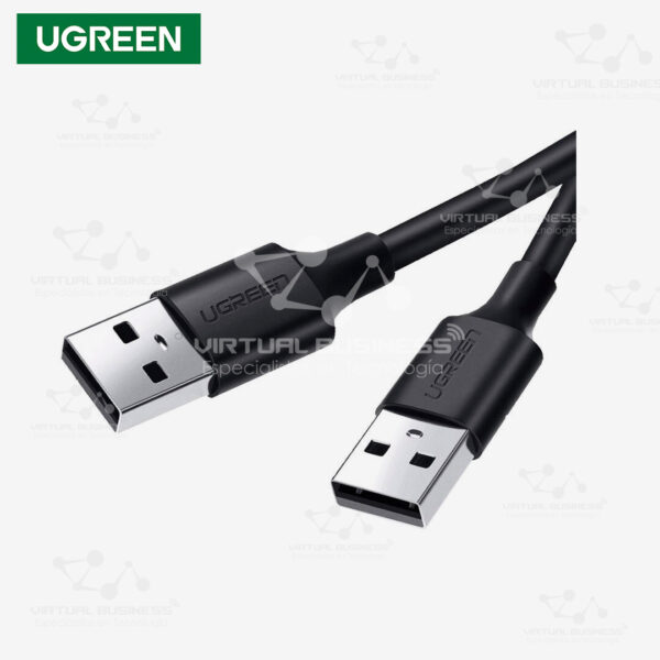 CABLE UGREEN USB 2.0 0.5M NEGRO US102