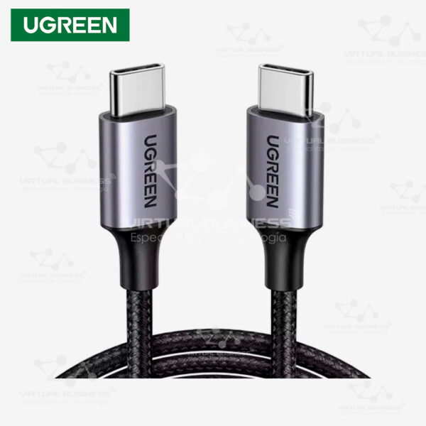 CABLE UGREEN USB 2.0 CM/M GRIS US261 TIPO C