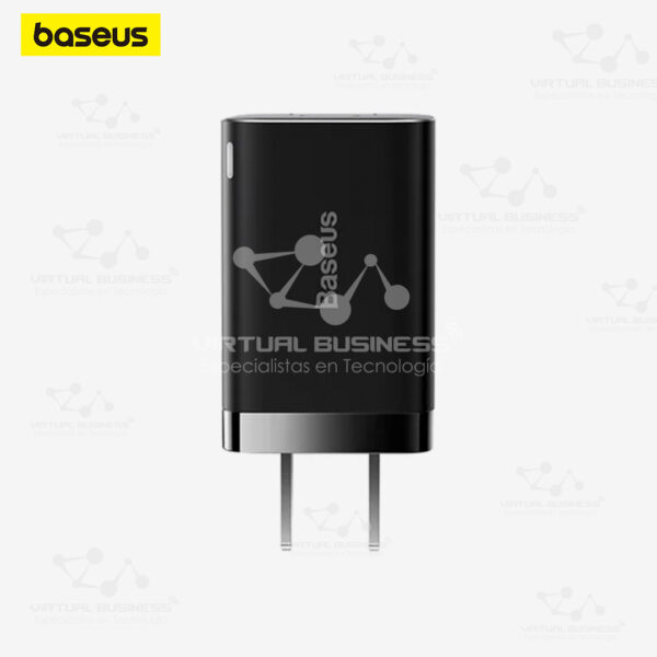 CARGADOR RÁPIDO BASEUS DOBLE PUERTO C+U 30W CCSUPP-D01