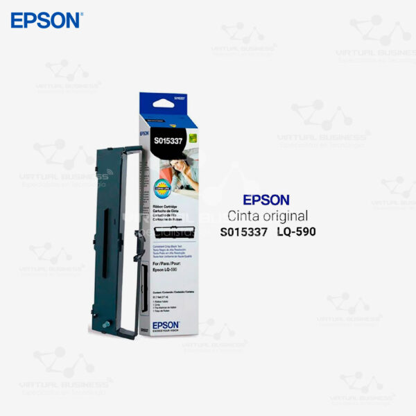 CINTA EPSON S015337 PARA LQ-590-NEGRO