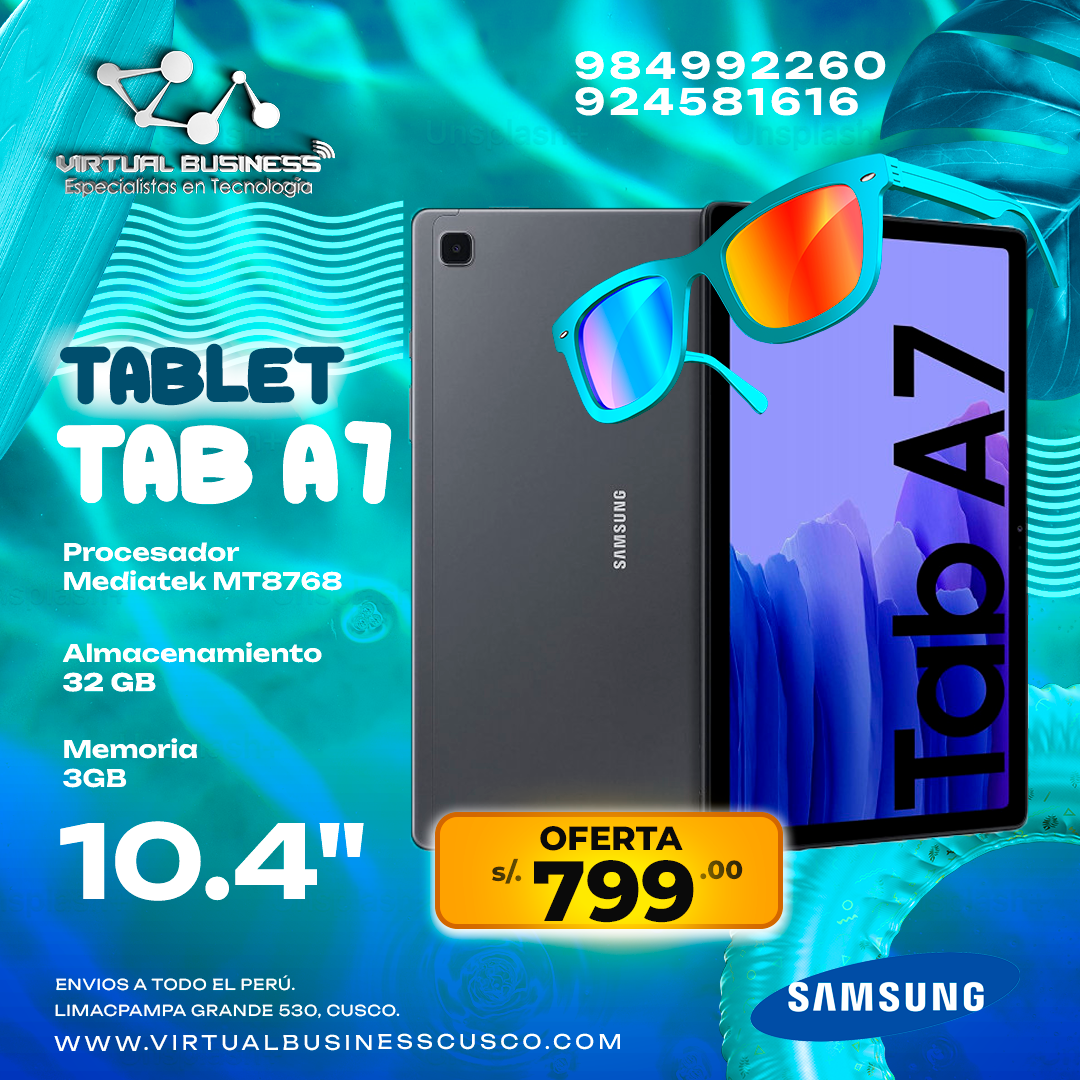 Combo Verano TABLET TAB A7 SAMSUNG