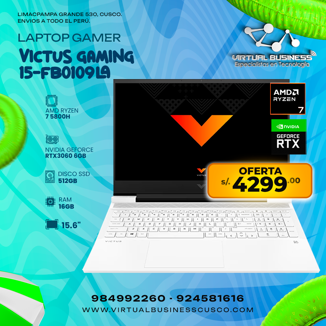 Combo Verano VICTUS GAMING 15-FB0109LA