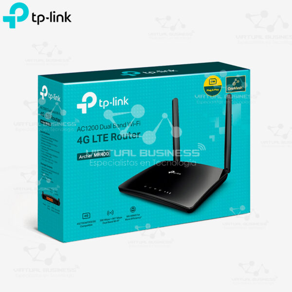 ROUTER WI-FI TP-LINK ARCHER MR400 4GLE DOBLE BANDA AC1200