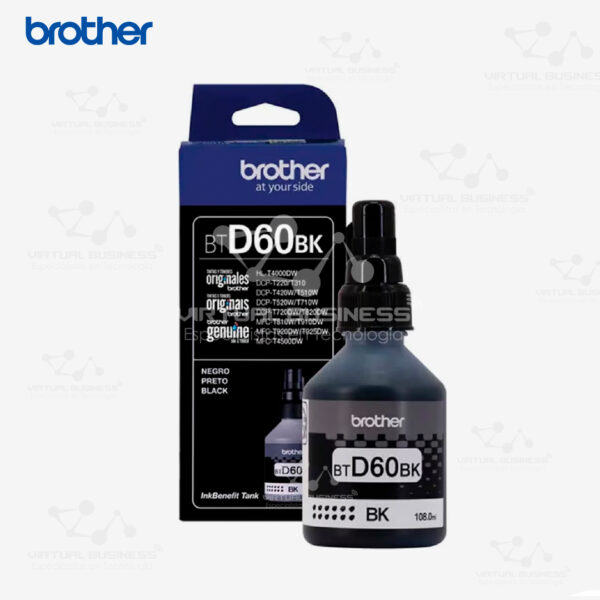 TINTA BROTHER NEGRO BTD60BK